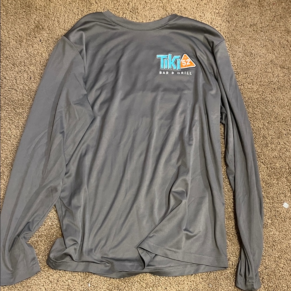 Gray Long Sleeve Tee